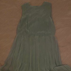 Sheer Mineral Green Dress